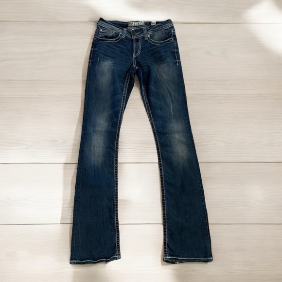 Vintage BKE denim 30” waist XXL long slim boot cut!!! Rare length Vintage - Picture 15 of 16